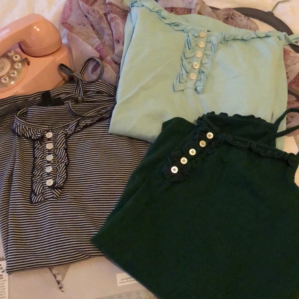 🌹Talbots cotton cami bundle set of three!